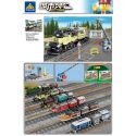 Kazi KY98231 98231 non Lego TÀU HỎA CHẠY BẰNG ĐỘNG CƠ bộ đồ chơi xếp lắp ráp ghép mô hình Trains CITY TRAIN 376 khối