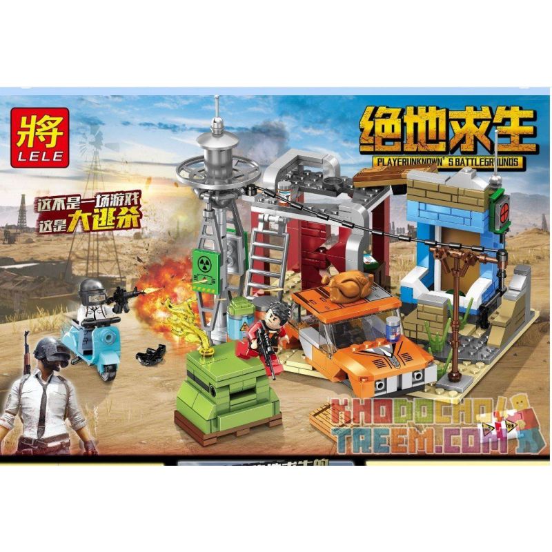 LELE 36047 Xếp hình kiểu Lego PUBG BATTLEGROUNDS Jedi Survival Scenes Cảnh Chiến đấu Sinh Tồn 355 khối LELE 36047 Xếp hình kiểu Lego PUBG BATTLEGROUNDS Jedi Survival Scenes Cảnh Chiến đấu Sinh Tồn 355 khối