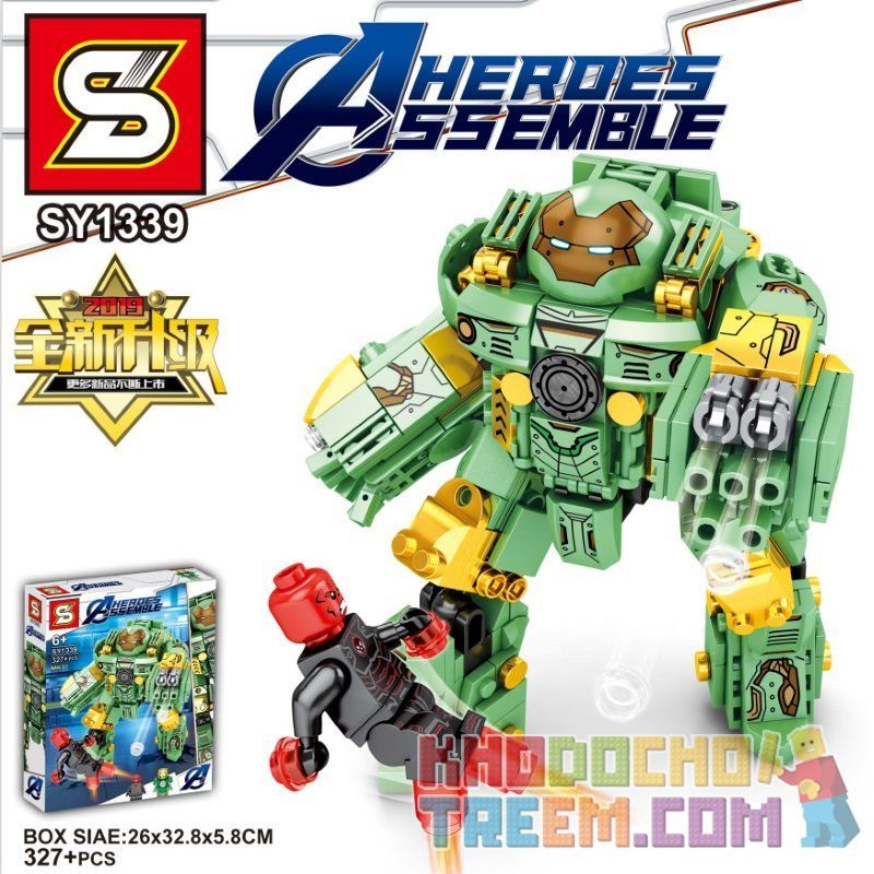 SHENG YUAN SY SY1339 1339 non Lego MÁY HÚT THUỐC KHÁNG HẠCH MK37. bộ đồ chơi xếp lắp ráp ghép mô hình Super Heroes HEROES ASSEMBLE Siêu Nhân Anh Hùng 372 khối