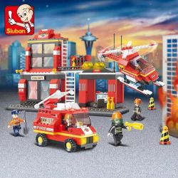 SLUBAN M38-B0225 B0225 0225 M38B0225 38-B0225 Xếp hình kiểu Lego FIRE RESCURE Urgent Dispatch Công Văn Khẩn Cấp 371 khối