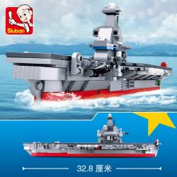 SLUBAN M38 non  HÀNG KHÔNG MẪU HẠM TRUNG QUỐC 10 TRONG bộ đồ chơi xếp lắp ráp ghép mô hình Military Army Quân Sự Bộ Đội 361 khối