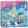 Winner 5010 non  DU THUYỀN HOÀNG GIA CỦA TỬ bộ đồ chơi xếp lắp ráp ghép mô hình Mermaid Nàng Tiên Cá 361 khối