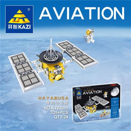 Kazi KY83011 83011 non  VỆ TINH HAYABUSA bộ đồ chơi xếp lắp ráp ghép mô hình City Thành Phố 335 khối