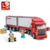 SLUBAN M38-B0338 B0338 0338 M38B0338 38-B0338 non  XE TẢI CHỞ HÀNG ĐÔI HATCHBACK bộ đồ chơi xếp lắp ráp ghép mô hình City Thành Phố 345 khối