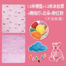 Lều ngôi nhà màu hồng