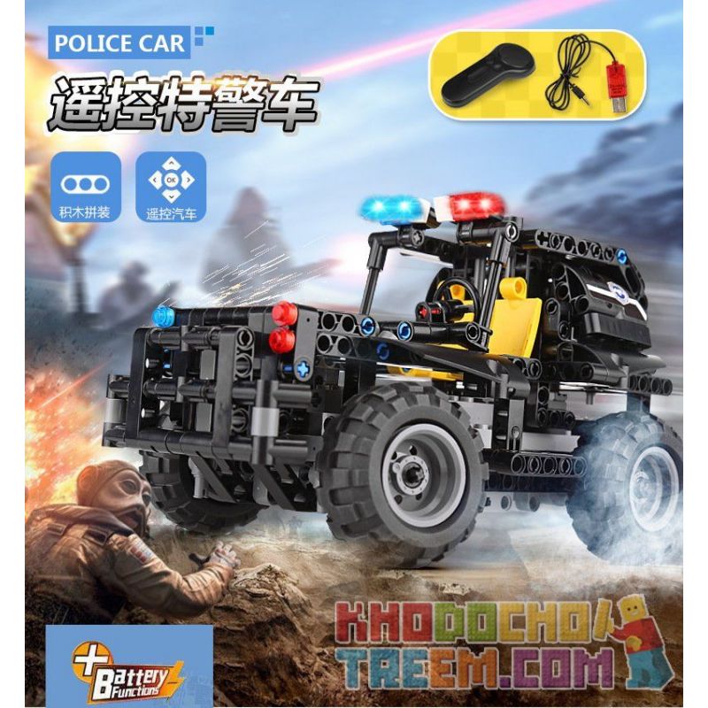 MouldKing 13005 Mould King 13005 non  XE TUẦN TRA CẢNH SÁT bộ đồ chơi xếp lắp ráp ghép mô hình  GLORY GUARDIANS Kỹ Thuật Công Nghệ Cao Mô Hình Phương Tiện 334 khối