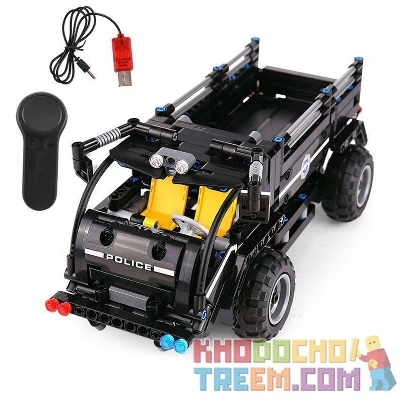 MOULDKING 13005 Xếp hình kiểu Lego TECHNIC Glory Guardians xe tuần tra cảnh sát 334 khối điều khiển từ xa MOULDKING 13005 Xếp hình kiểu Lego TECHNIC Glory Guardians xe tuần tra cảnh sát 334 khối điều khiển từ xa