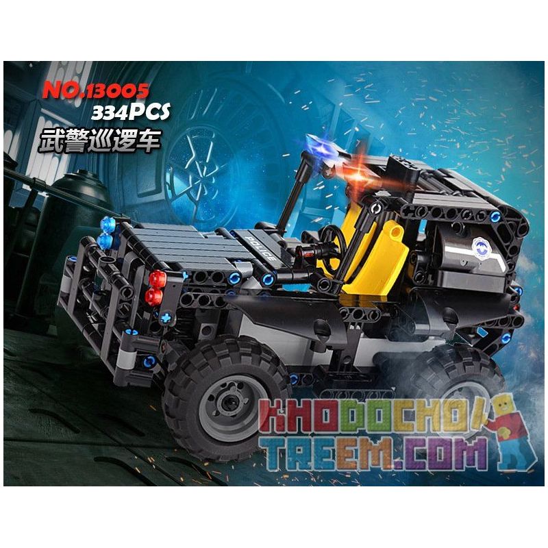 MouldKing 13005 Mould King 13005 non  XE TUẦN TRA CẢNH SÁT bộ đồ chơi xếp lắp ráp ghép mô hình  GLORY GUARDIANS Kỹ Thuật Công Nghệ Cao Mô Hình Phương Tiện 334 khối