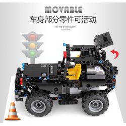 MouldKing 13005 Mould King 13005 non  XE TUẦN TRA CẢNH SÁT bộ đồ chơi xếp lắp ráp ghép mô hình  GLORY GUARDIANS Kỹ Thuật Công Nghệ Cao Mô Hình Phương Tiện 334 khối