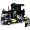 LE DI PIN 27010 Xếp hình kiểu  SWAT SPECIAL FORCE Van Xe Thùng Của Lực Lượng Cảnh Sát đặc Biệt 338 khối