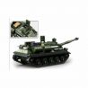 SLUBAN M38-B0687 B0687 0687 M38B0687 38-B0687 non  XE TĂNG SU 65 bộ đồ chơi xếp lắp ráp ghép mô hình World War Ii SU-85 TANK DESTROYER Chiến Tranh Thế Giới Thứ 2 338 khối