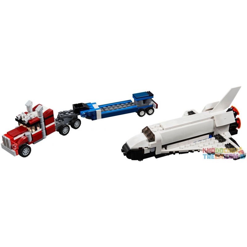 NOT Lego CREATOR 31091 Shuttle Transporter Three In One Space Shuttle , Decool 3140 Jisi 3140 XINH 5506 Xếp hình Vận Chuyển Con Thoi 341 khối NOT Lego CREATOR 31091 Shuttle Transporter Three In One Space Shuttle , Decool 3140 Jisi 3140 XINH 5506 Xếp hình Vận Chuyển Con Thoi 341 khối