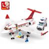 SLUBAN M38-B0370 B0370 0370 M38B0370 38-B0370 non  MÁY BAY CỨU THƯƠNG bộ đồ chơi xếp lắp ráp ghép mô hình City AVIATION Thành Phố 335 khối