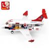 SLUBAN M38-B0370 B0370 0370 M38B0370 38-B0370 non  MÁY BAY CỨU THƯƠNG bộ đồ chơi xếp lắp ráp ghép mô hình City AVIATION Thành Phố 335 khối