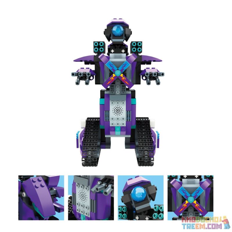 MouldKing 13003 Mould King 13003 non  RÔ BỐT CHIẾN ĐÂU THÔNG MINH ĐIỀU KHIỂN TỪ XA bộ đồ chơi xếp lắp ráp ghép mô hình Walking Brick SMART BUILD CREATIVE PLAY Búp Bê Biết Đi 333 khối