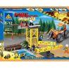 Kazi KY80522 80522 non  MÁY ỦI PHÁ CHƯỚNG NGẠI VẬT XE CẨU CỨU HỘ 1 ĐẾN 2 bộ đồ chơi xếp lắp ráp ghép mô hình Fire Rescure FIRE RESCUE Cứu Hỏa 339 khối