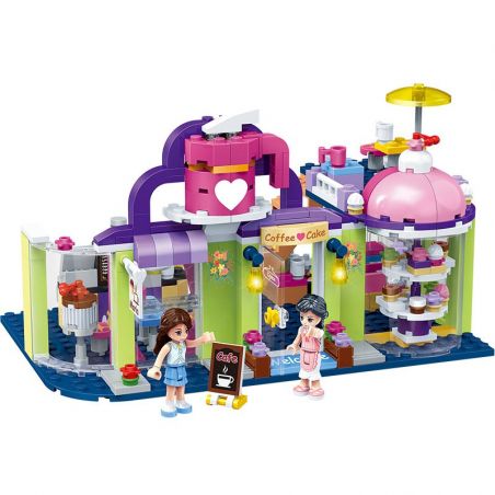 GUDI 9605 non  QUÁN CÀ PHÊ NHỎ CỦA MARIA bộ đồ chơi xếp lắp ráp ghép mô hình Modern Girls MODERN GIRLS MARIA'S CAFE Những Cô Gái Hiện Đại 333 khối