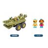 Enlighten 3713 Qman 3713 non  XE TĂNG CÁ SẤU bộ đồ chơi xếp lắp ráp ghép mô hình Octonauts Thám Hiểm Đại Dương 330 khối