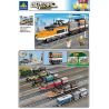 Kazi KY98234 98234 non  TÀU CAO TỐC SKYLINE (NHỎ) bộ đồ chơi xếp lắp ráp ghép mô hình Trains CITY TRAIN Tàu Hỏa 326 khối