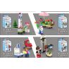 SEMBO 601050 non  CƯ DÂN THÀNH PHỐ 8 bộ đồ chơi xếp lắp ráp ghép mô hình City 325 khối