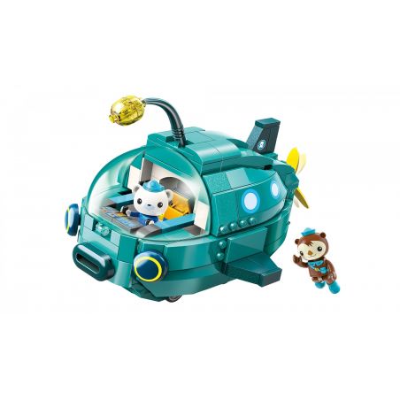 Enlighten 3703 Qman 3703 non  TÀU NGẦM HÌNH ĐÈN LỒNG bộ đồ chơi xếp lắp ráp ghép mô hình Octonauts Thám Hiểm Đại Dương 323 khối