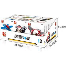 SLUBAN B0591 0591 Xếp hình kiểu Lego CREATOR Creative N Change -12 12 Các Phương Tiện Chiến đấu 323 khối