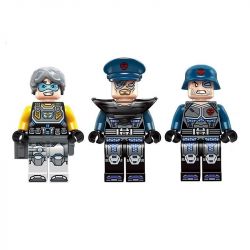 Enlighten 2711 Qman 2711 non  CUỘC TẤN CÔNG CỦA THUYỀN CÁ MẬP bộ đồ chơi xếp lắp ráp ghép mô hình The High-Tech Era Kỷ Nguyên Công Nghệ Cao 317 khối