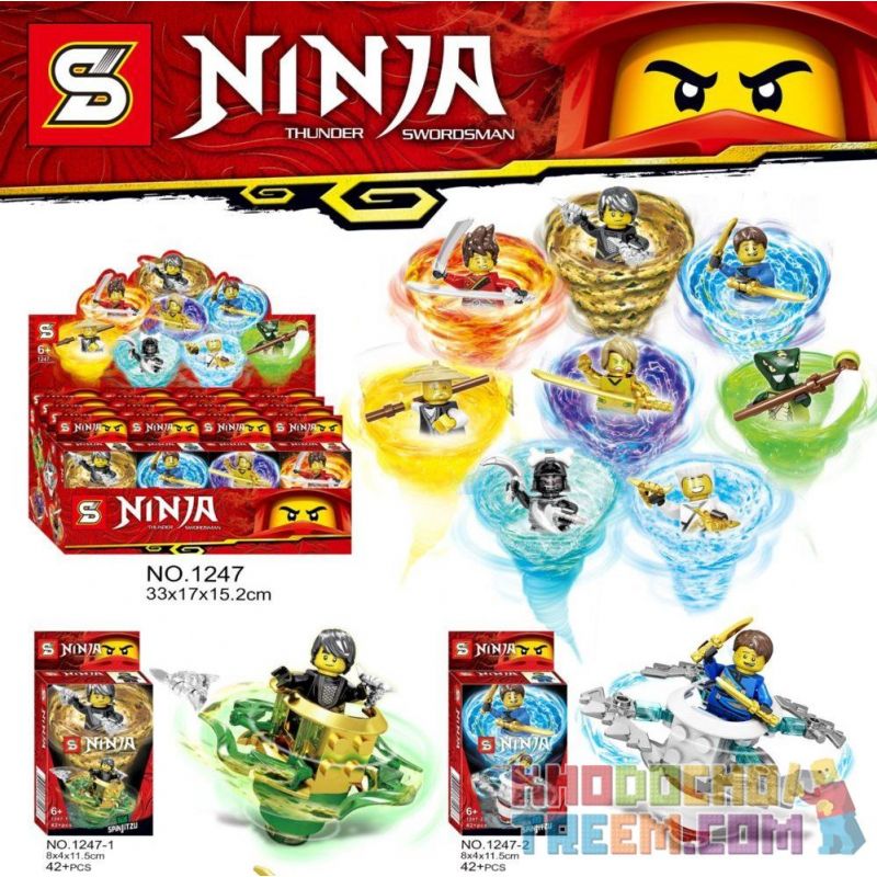 SHENG YUAN SY 1247 1247-1 1247-2 1247-3 1247-4 1247-5 1247-6 1247-7 1247-8 Xếp hình kiểu Lego THE LEGO NINJAGO MOVIE Cyclone Ninja Spinner 8 Types Cyclone Ninja Spinner 8 loại gồm 8 hộp nhỏ 330 khối SHENG YUAN SY 1247 1247-1 1247-2 1247-3 1247-4 1247-5 1247-6 1247-7 1247-8 Xếp hình kiểu Lego THE LEGO NINJAGO MOVIE Cyclone Ninja Spinner 8 Types Cyclone Ninja Spinner 8 loại gồm 8 hộp nhỏ 330 khối