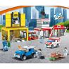 CAYI 1610 non  TRUNG TÂM SỬA CHỮA Ô TÔ bộ đồ chơi xếp lắp ráp ghép mô hình City Thành Phố 325 khối