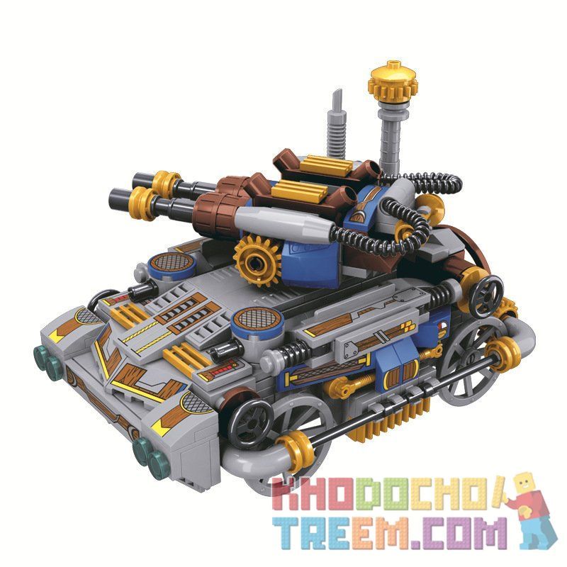 Winner 8041 non Lego XE TĂNG HƠI NƯỚC bộ đồ chơi xếp lắp ráp ghép mô hình The Age Of Steam STEAMAGE THE TANK Thời Đại Hơi Nước 314 khối