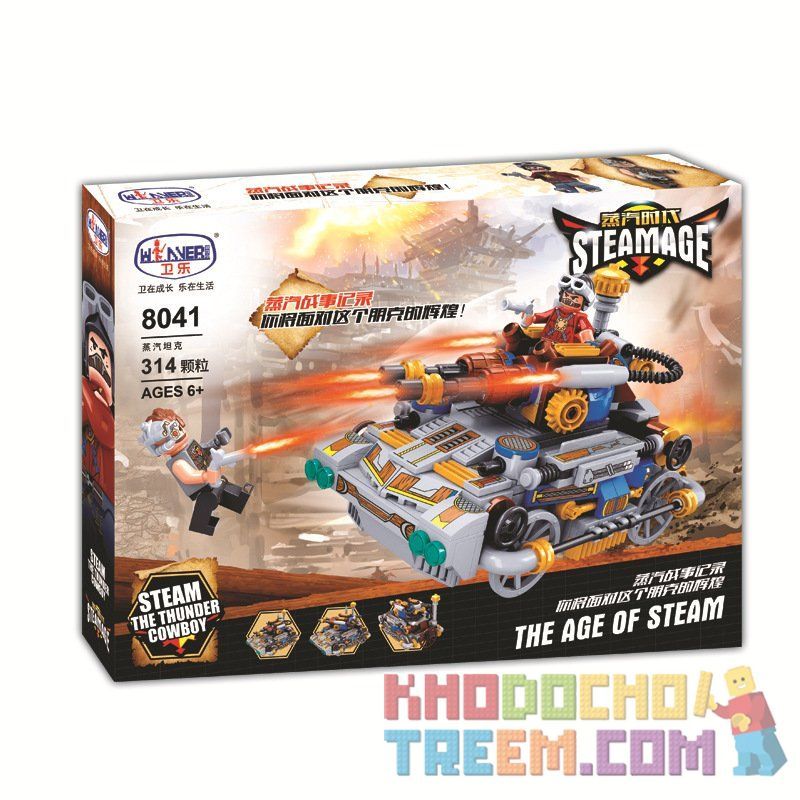 Winner 8041 non  XE TĂNG HƠI NƯỚC bộ đồ chơi xếp lắp ráp ghép mô hình The Age Of Steam STEAMAGE THE TANK Thời Đại Hơi Nước 314 khối Winner 8041 non  XE TĂNG HƠI NƯỚC bộ đồ chơi xếp lắp ráp ghép mô hình The Age Of Steam STEAMAGE THE TANK Thời Đại Hơi Nước 314 khối