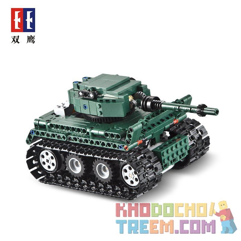 DOUBLEE CADA C51018 51018 non  XE TĂNG TIGER HẠNG NẶNG bộ đồ chơi xếp lắp ráp ghép mô hình  TIGER 1 TANK Kỹ Thuật Công Nghệ Cao Mô Hình Phương Tiện 313 khối