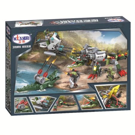 Winner 5059 non  ĐỘI ĐẶC NHIỆM CÁ SẤU bộ đồ chơi xếp lắp ráp ghép mô hình Swat Special Force CROCODILE SPECIAL FORCES 310 khối