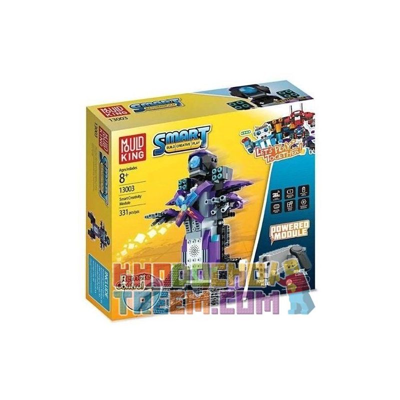 MouldKing 13003 Mould King 13003 non  RÔ BỐT CHIẾN ĐÂU THÔNG MINH ĐIỀU KHIỂN TỪ XA bộ đồ chơi xếp lắp ráp ghép mô hình Walking Brick SMART BUILD CREATIVE PLAY Búp Bê Biết Đi 333 khối