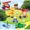 FEELO 1623B Xếp hình kiểu    Amusement Park Model Lắp Ráp Mô Hình Khu Vui Chơi 158 khối