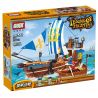 GUDI 9114 non  CHIẾN HẠM HOÀNG GIA bộ đồ chơi xếp lắp ráp ghép mô hình Pirates Of The Caribbean LEGEND OF PIRATES ROYAL WARSHIP VASA Cướp Biển Vùng Caribe 312 khối