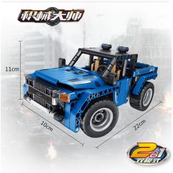 QIHUI 8019 non  XE Ô TÔ ĐỊA HÌNH BÁN TẢI ĐIỀU KHIỂN TỪ XA bộ đồ chơi xếp lắp ráp ghép mô hình  Kỹ Thuật Công Nghệ Cao Mô Hình Phương Tiện 353 khối