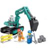 Kazi KY80453 80453 non  MÁY XÚC-01X XÚC-02R bộ đồ chơi xếp lắp ráp ghép mô hình City CONSTRUCTION Thành Phố 342 khối