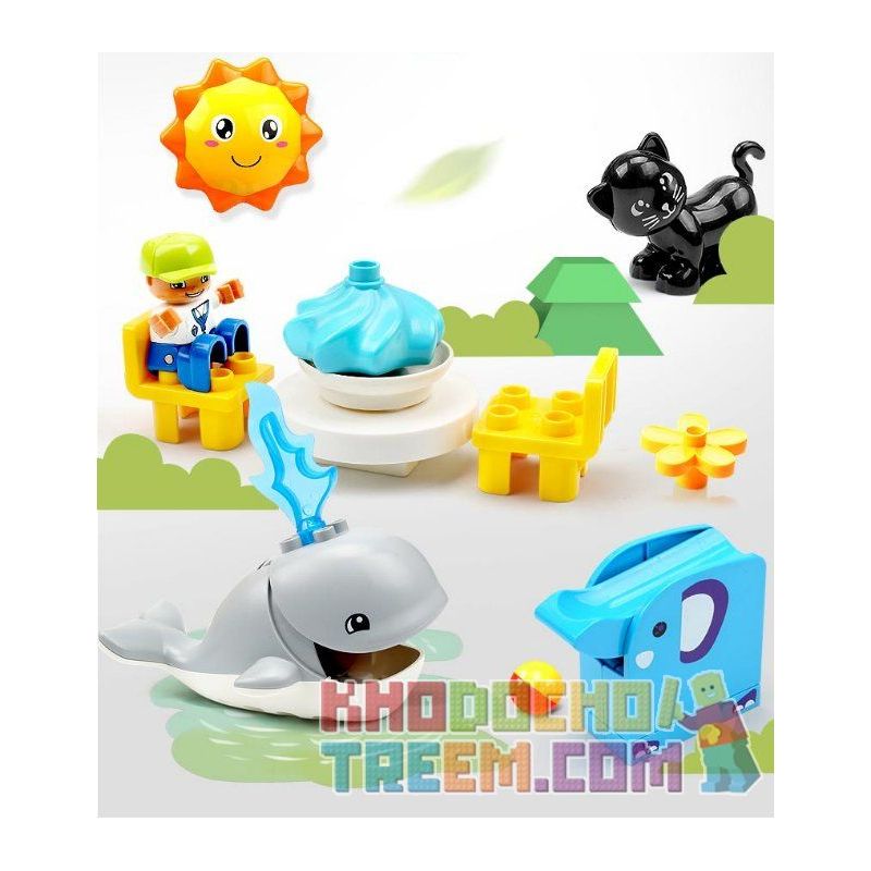 FEELO 1648 Xếp hình kiểu    Large Grain Tube Holder To The Sea ống Hạt Lớn Chủ để Biển Cả 242 khối