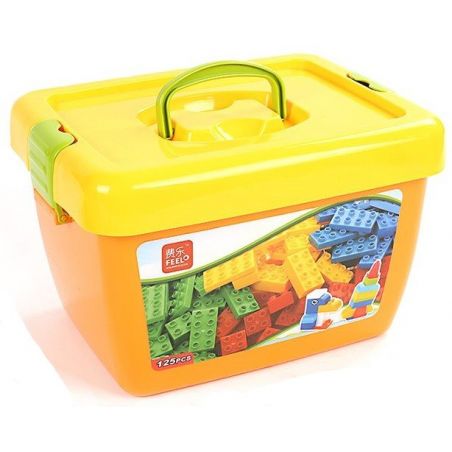 FEELO 1622A Xếp hình kiểu    Creative Puzzle Xếp Hình Sáng Tạo 125 khối