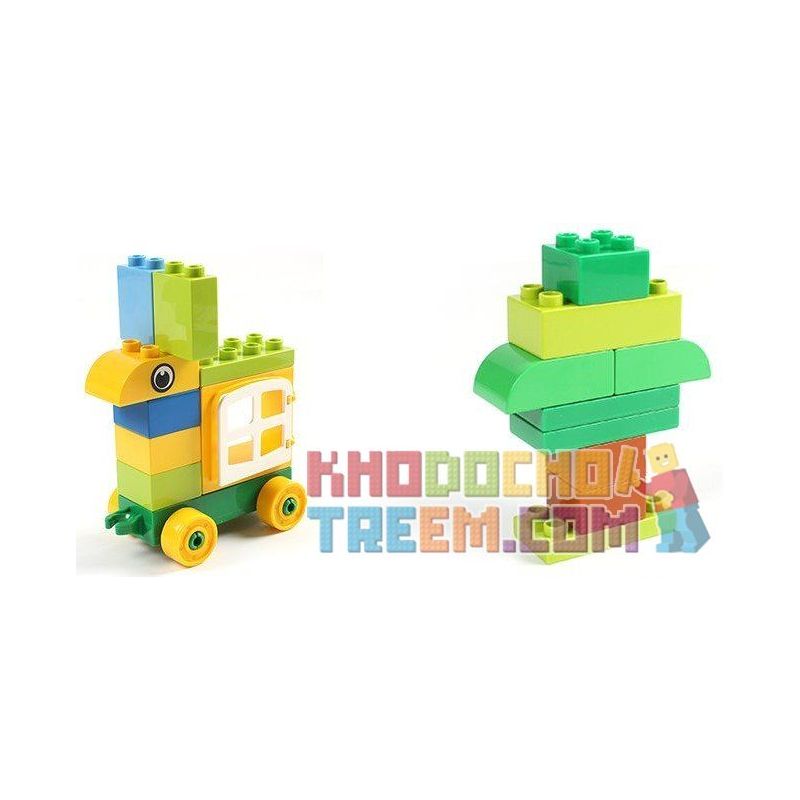 FEELO 1622A Xếp hình kiểu    Creative Puzzle Xếp Hình Sáng Tạo 125 khối