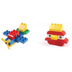 FEELO 1622A Xếp hình kiểu    Creative Puzzle Xếp Hình Sáng Tạo 125 khối