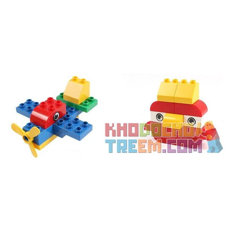 FEELO 1622A Xếp hình kiểu    Creative Puzzle Xếp Hình Sáng Tạo 125 khối