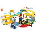 FEELO 1660D Xếp hình kiểu Lego Duplo DUPLO Roller Coaster Tàu Lượn Siêu Tốc 200 khối
