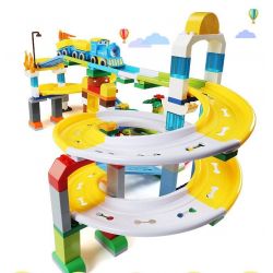 FEELO 1660D Xếp hình kiểu    Roller Coaster Tàu Lượn Siêu Tốc 200 khối