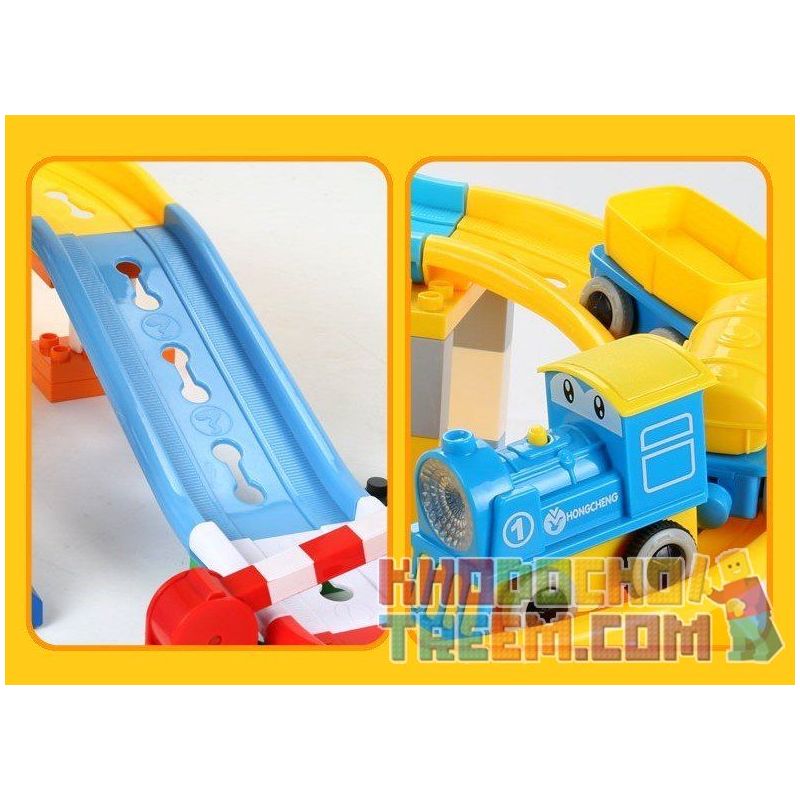 FEELO 1660D Xếp hình kiểu    Roller Coaster Tàu Lượn Siêu Tốc 200 khối