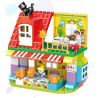 FEELO 1629 Xếp hình kiểu    Children's Kitchen Lắp Ráp Nhà Bếp Trẻ Em 83 khối