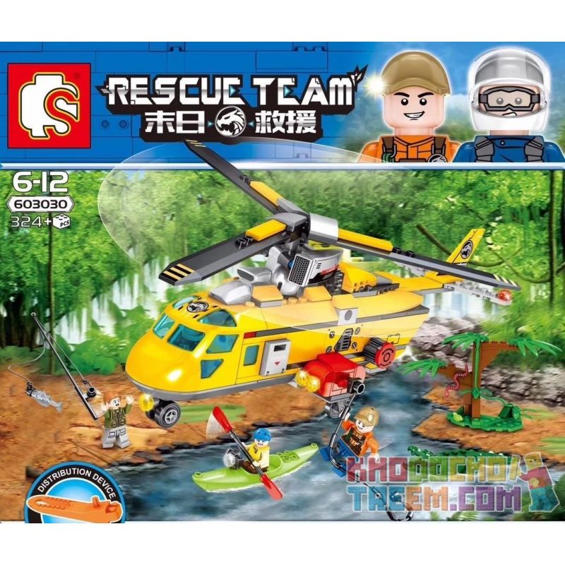 SEMBO 603030 non  TRỰC THĂNG CỨU HỘ bộ đồ chơi xếp lắp ráp ghép mô hình Rescue Team Đội Cứu Hộ 324 khối SEMBO 603030 non  TRỰC THĂNG CỨU HỘ bộ đồ chơi xếp lắp ráp ghép mô hình Rescue Team Đội Cứu Hộ 324 khối