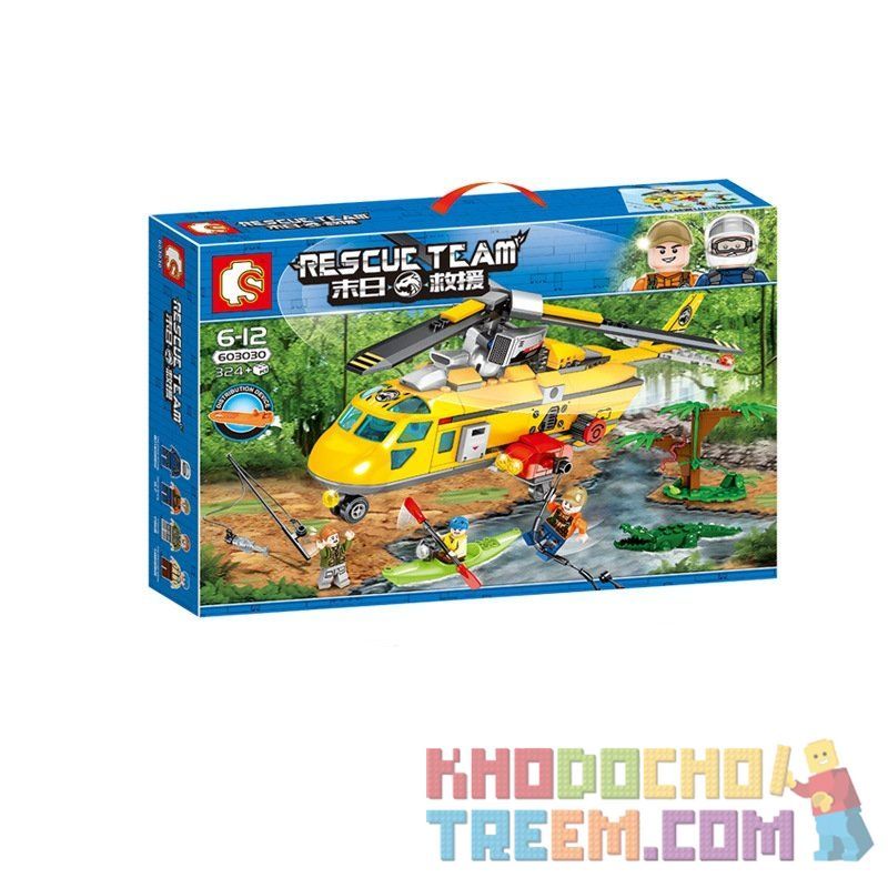 SEMBO 603030 non  TRỰC THĂNG CỨU HỘ bộ đồ chơi xếp lắp ráp ghép mô hình Rescue Team Đội Cứu Hộ 324 khối SEMBO 603030 non  TRỰC THĂNG CỨU HỘ bộ đồ chơi xếp lắp ráp ghép mô hình Rescue Team Đội Cứu Hộ 324 khối