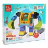 FEELO 1614 Xếp hình kiểu    Excavator Robot Assembly Lắp Ráp Robot Máy Xúc 36 khối